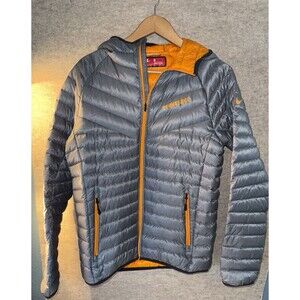 Nike Women’s Puffer Coat With Hood Tennessee Orange Gray Med Double Zip Down